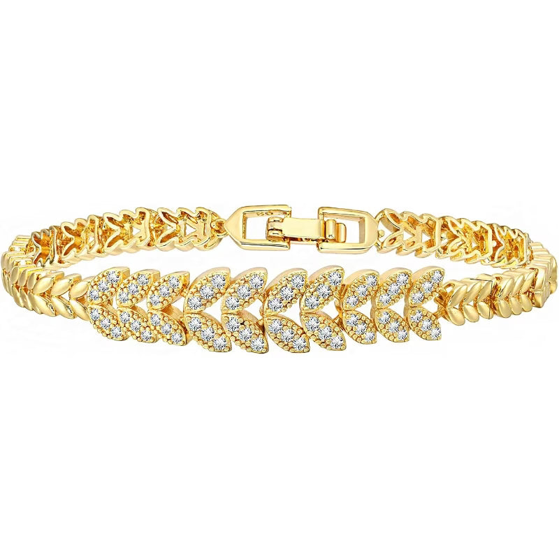 Everleaf Pulseira Tennis | Ouro