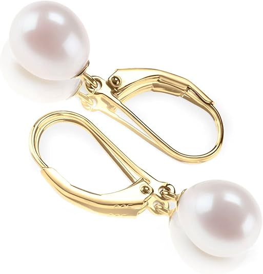 Pérola Dangle Brincos | Ouro