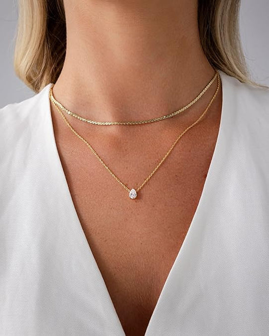 Halo Layered Colar | Ouro