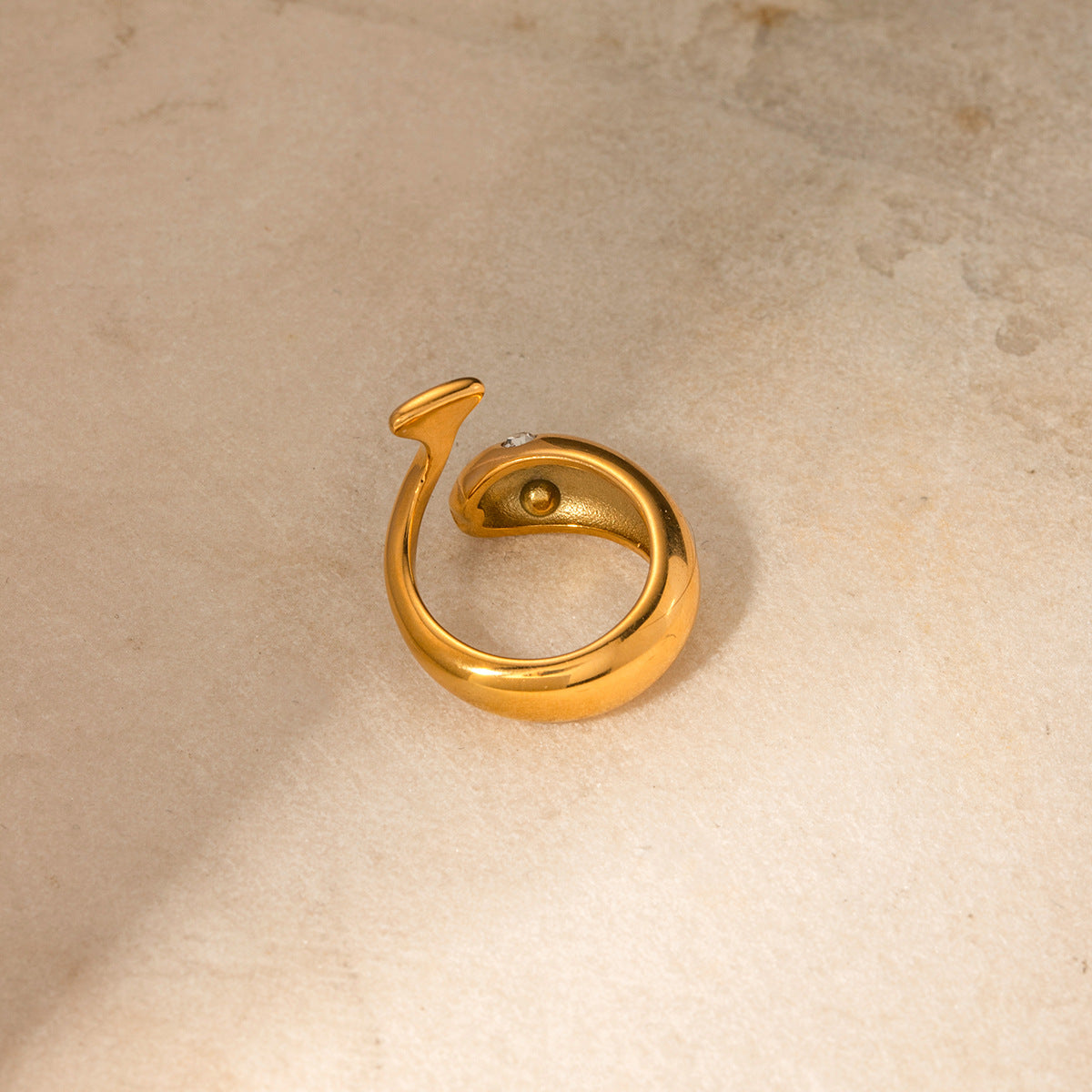 Etta Ouro Serpent Anel