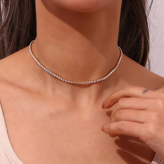 Isolde Diamante Tennis Colar