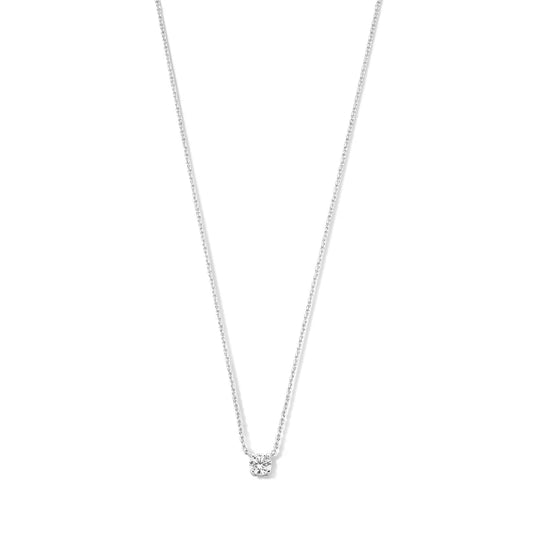 Cléa Moissanite Pedra Colar | Ouro