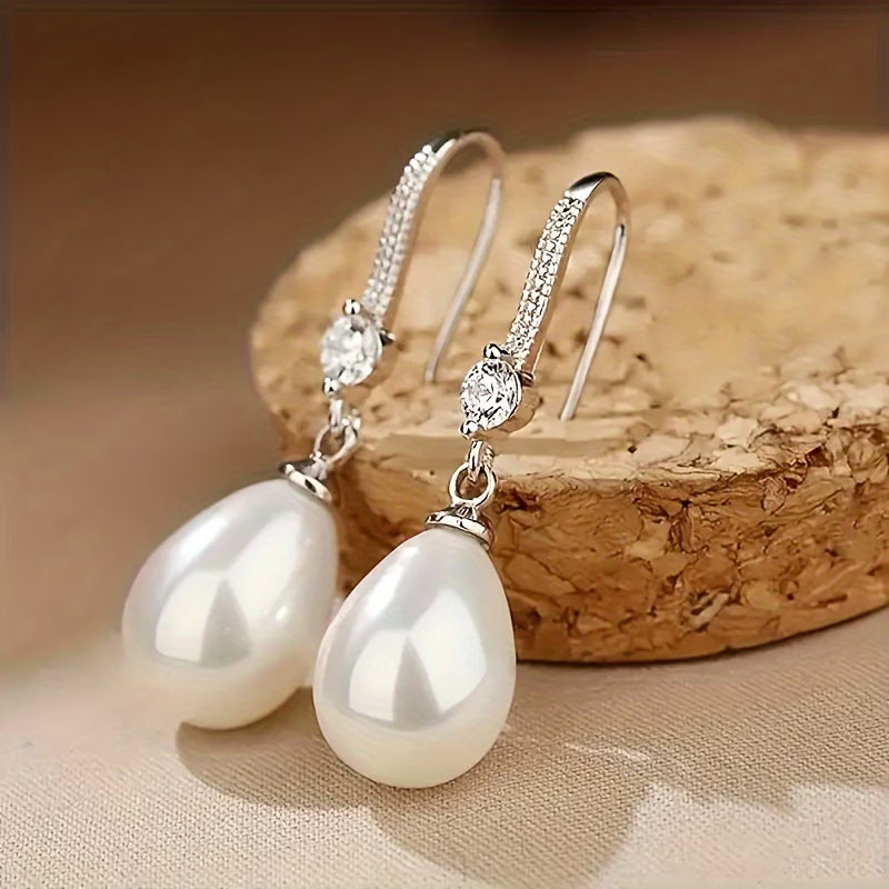 Classic Luxe Brincos de Pérolas