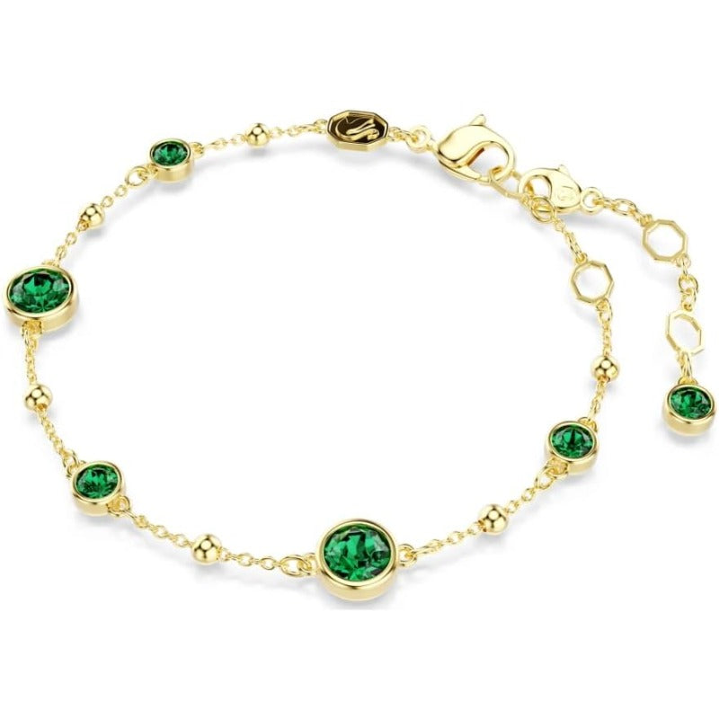 Dainty Esmeralda Pulseira | Ouro