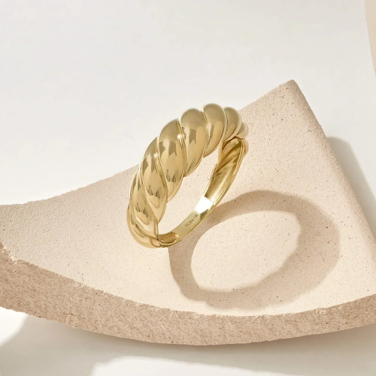 Croissant Anel | Ouro