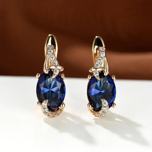 Royal Midnight Brincos Pendentes | Ouro
