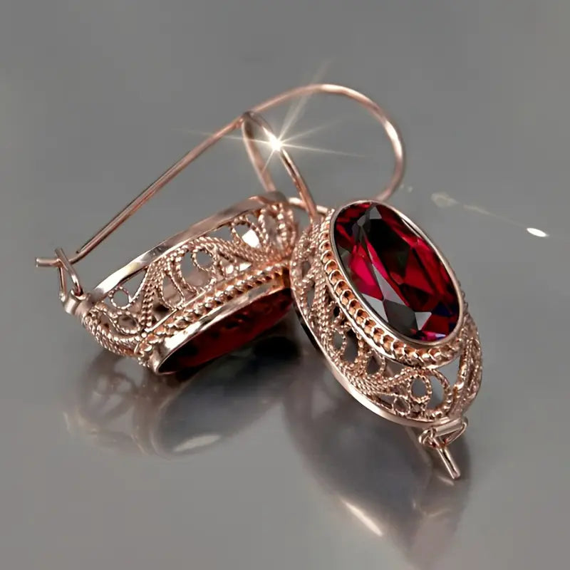 Talessia Rougefort Brincos | Rose Ouro