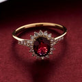 Empress Red Anel | Ouro