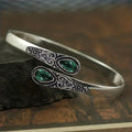 Prata Esmeralda Vintage Bangle