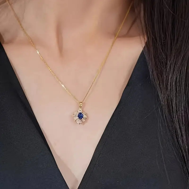 Kavella Noctazure Colar | Ouro