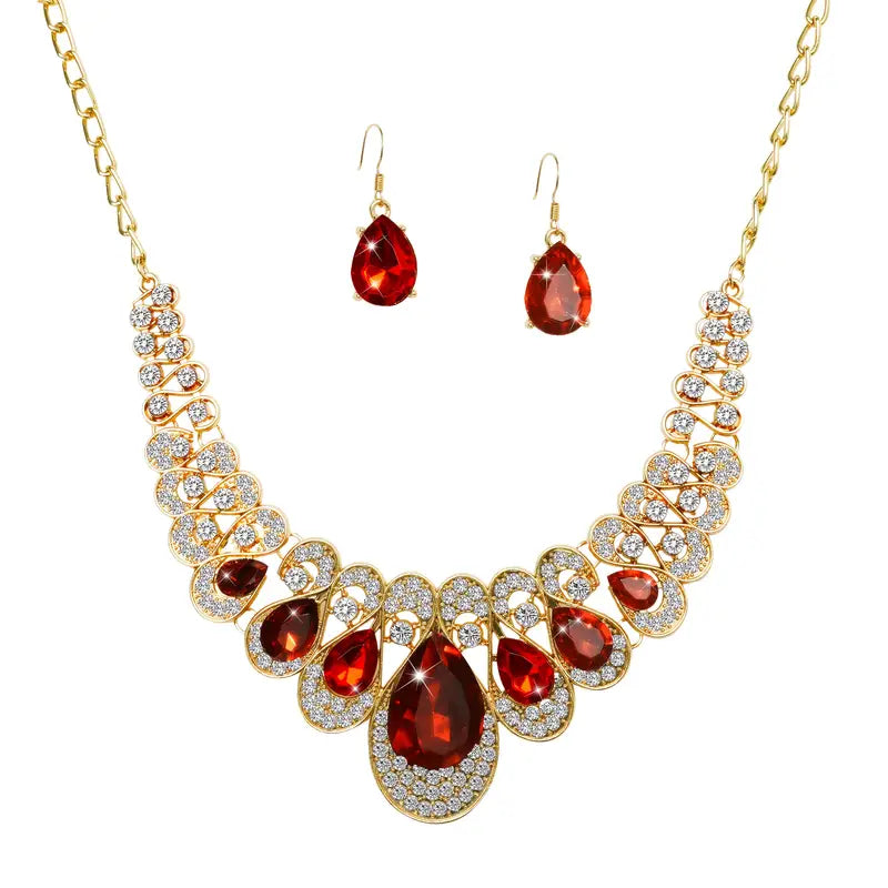 Maevina Crimselle Conjunto de Joias | Ouro