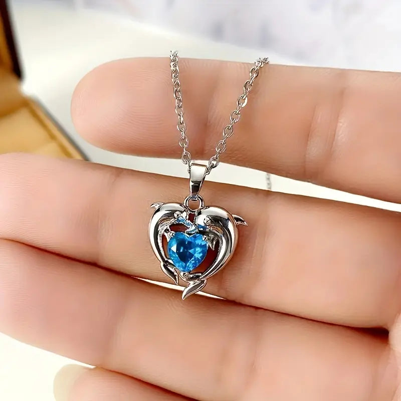 Oceanheart Twins Colar | Branco Ouro