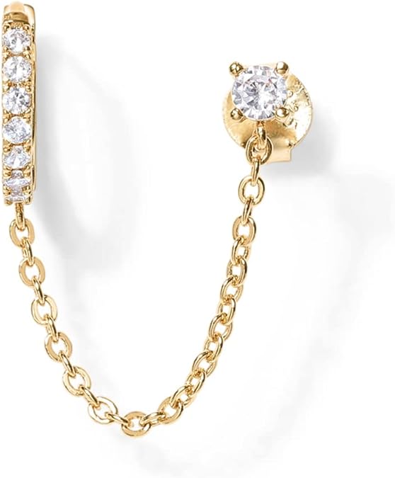Adella Chain Brincos | Ouro