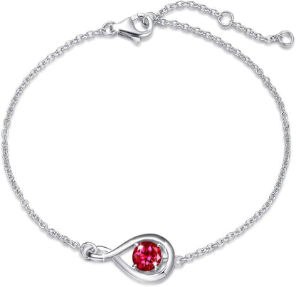 Rubi Infinity Pulseira | Branco Ouro