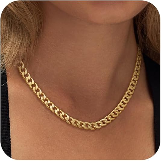 Chunky Cuban Link Colar | Ouro
