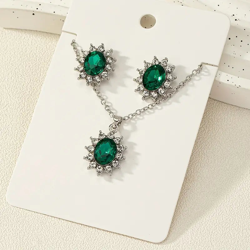 Katya Smeryn Conjunto de Joias | Branco Ouro