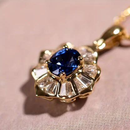 Kavella Noctazure Colar | Ouro