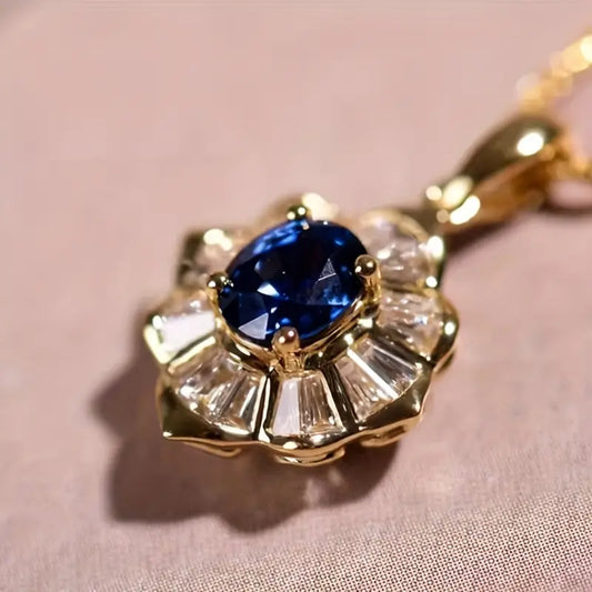 Kavella Noctazure Colar | Ouro