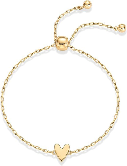 Radiant Coração Pulseiras | Ouro
