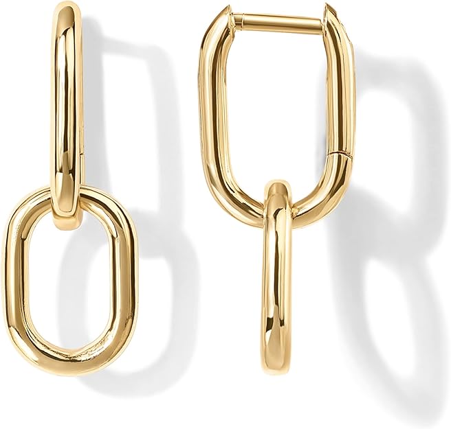 Link Drop Argolas | Ouro