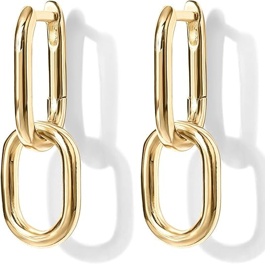Link Drop Argolas | Ouro