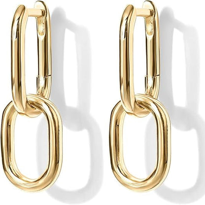 Link Drop Argolas | Ouro