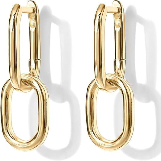 Link Drop Argolas | Ouro