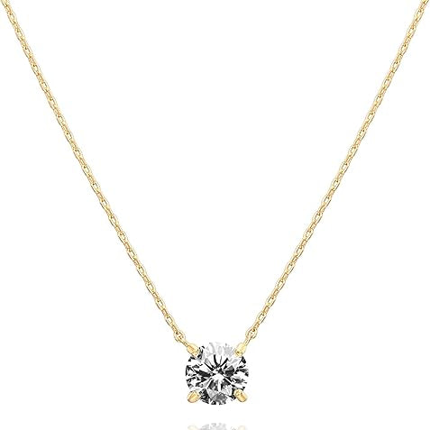 Aurora Cristal Colar | Ouro