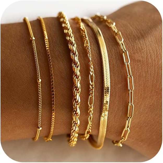 Isabella Vernetta conjunto de pulseiras | Ouro