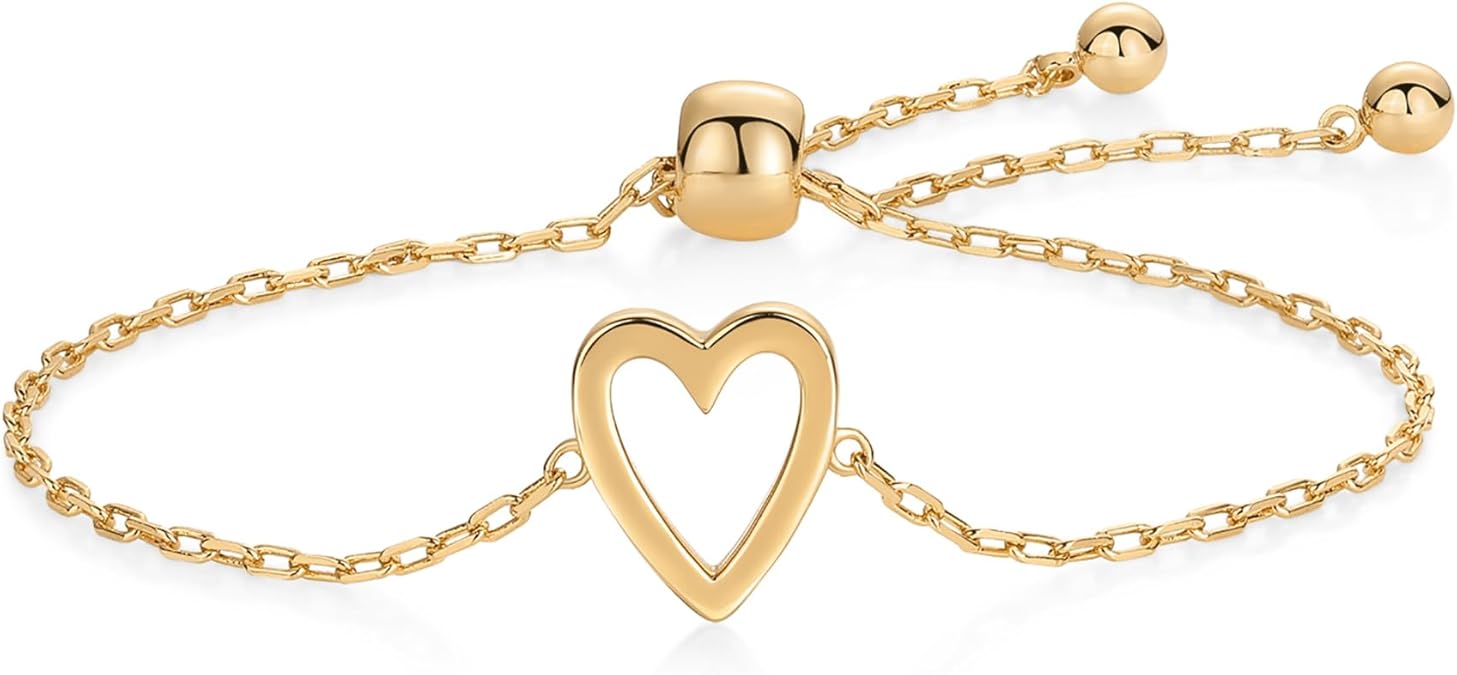 Radiant Coração Pulseiras | Ouro