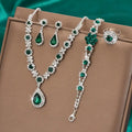 Adriana Lysandre Conjunto de Joias | Branco Ouro