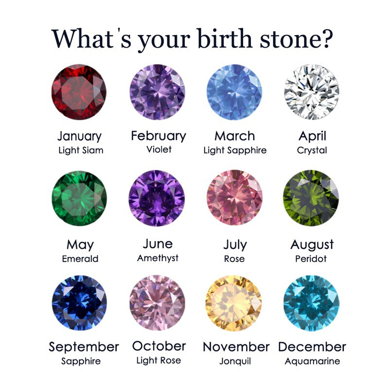 Amelia Birthstone Stacker Anel