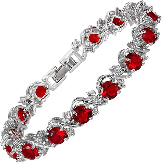 Rubi Vine Pulseira Tennis | Branco Ouro