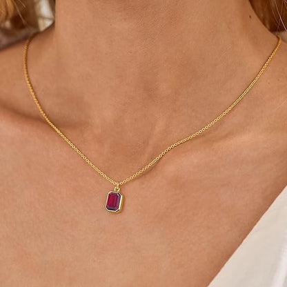 Paperclip Layered Rubi Colar | Ouro