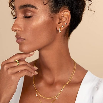 Pear Cut Studs | Ouro