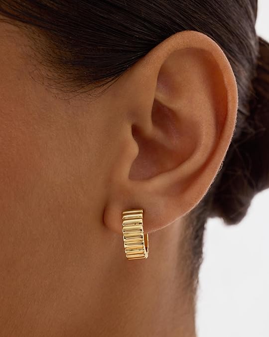 Classic Ridge Brincos | Ouro