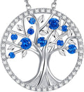 Tree of Life Safira Colar | Branco Ouro