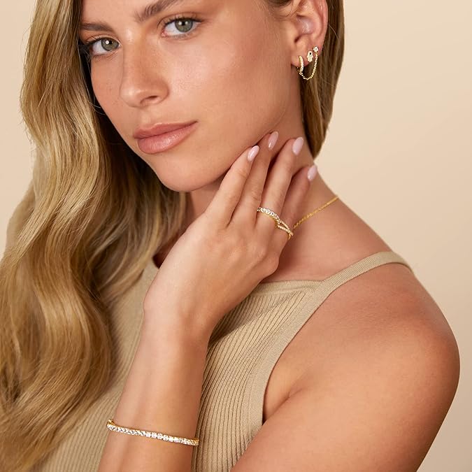 Adella Chain Brincos | Ouro