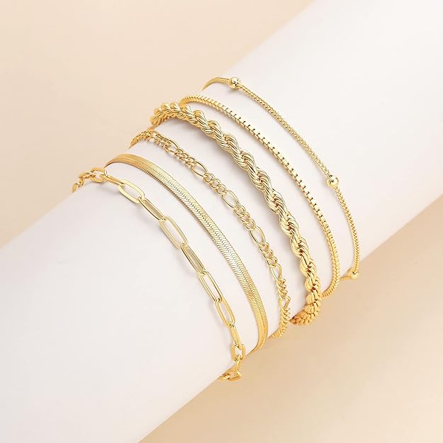 Isabella Vernetta conjunto de pulseiras | Ouro