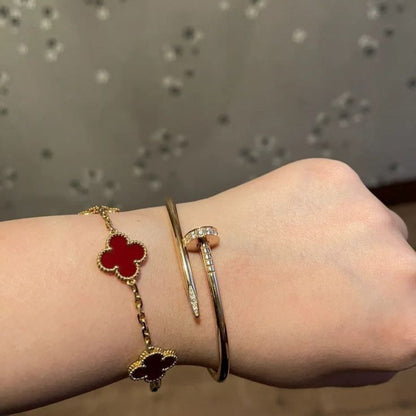 Clover Pulseira Red