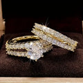 Eternal Radiance Conjunto de Anéis | Ouro