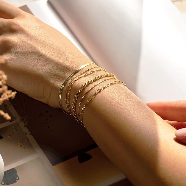 Isabella Vernetta conjunto de pulseiras | Ouro