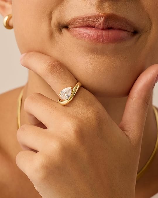 Wavy Promise Anel | Ouro