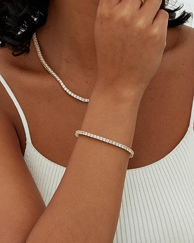 Tennis pulseira | Ouro