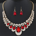 Maevina Crimselle Conjunto de Joias | Ouro
