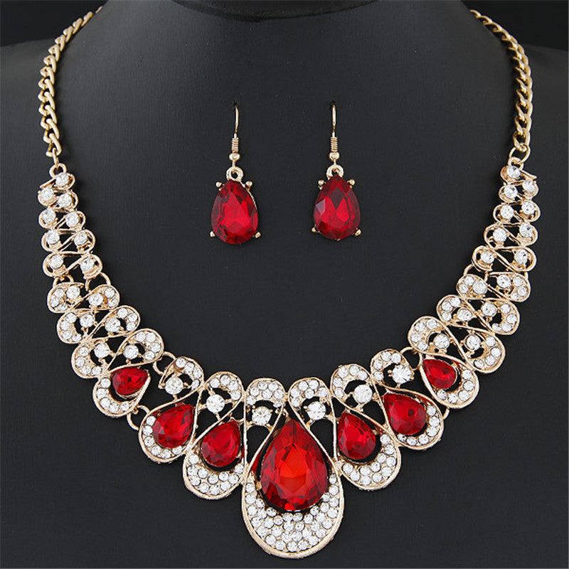Maevina Crimselle Conjunto de Joias | Ouro