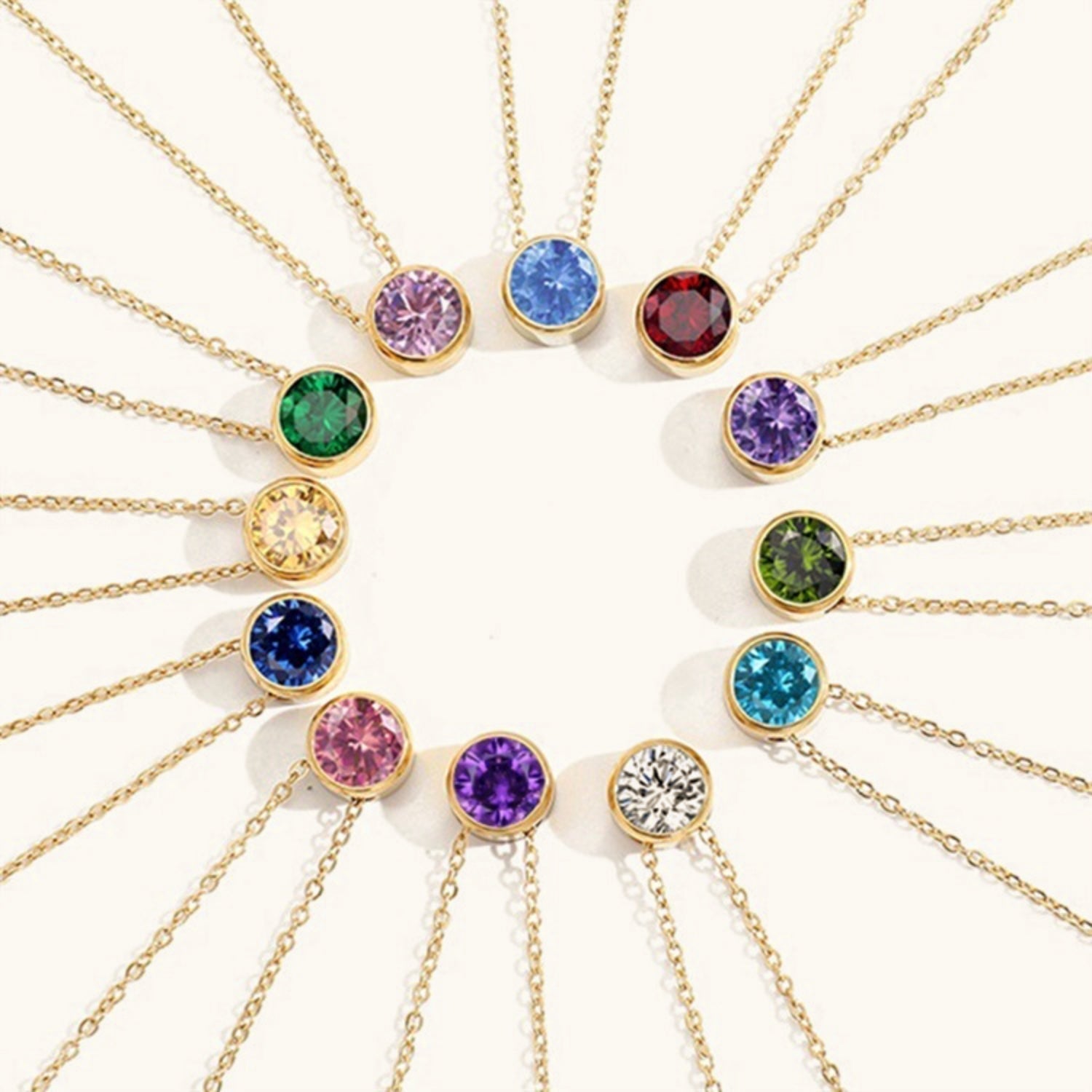Amelia Birthstone Colar