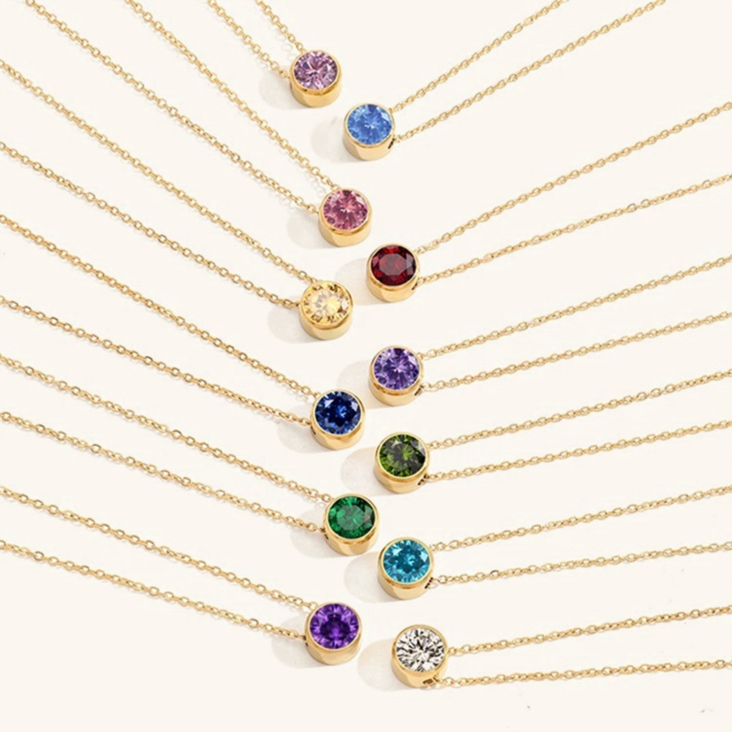 Amelia Birthstone Colar