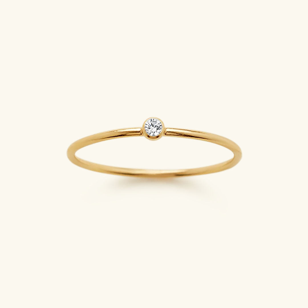 Amelia Birthstone Stacker Anel