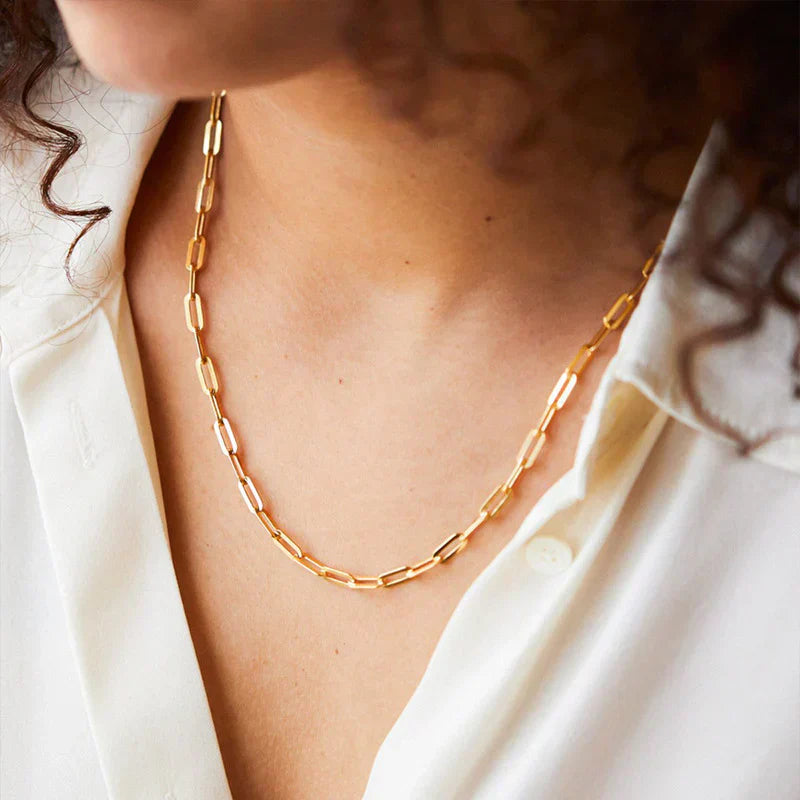 Archen Elegant Chain Colar | Ouro
